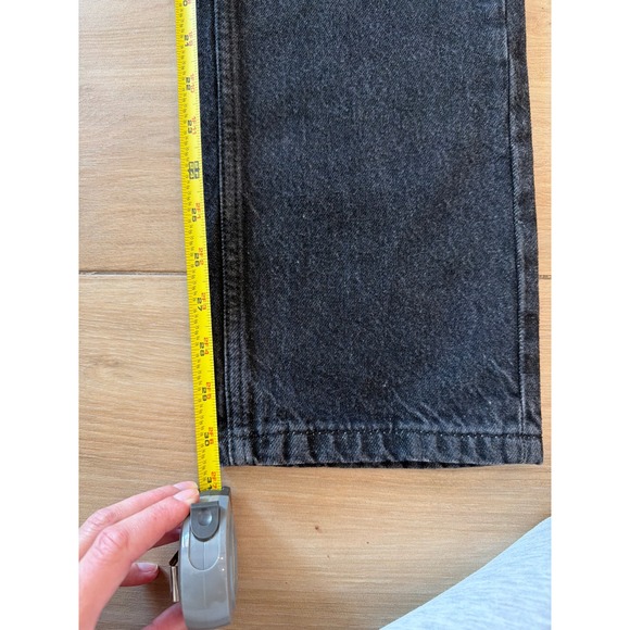 Antonio Melani Womens High Waisted Straight Leg Jeans Washed Black Denim NWT - Picture 6 of 7